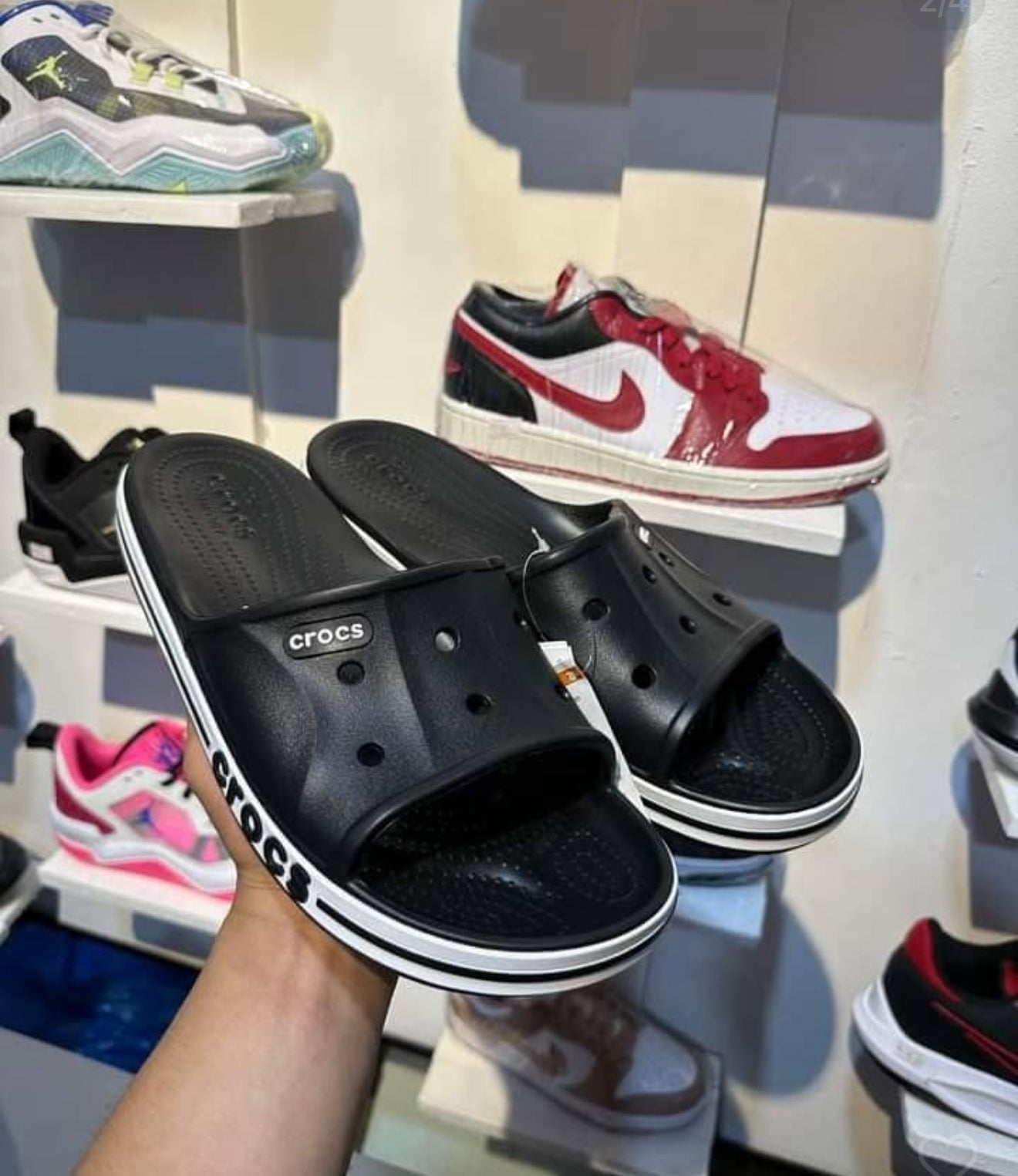 Crocs slide