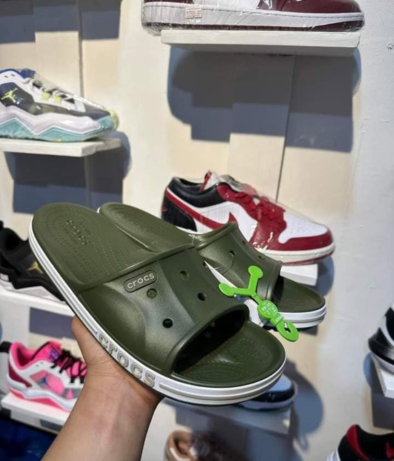 Crocs slide