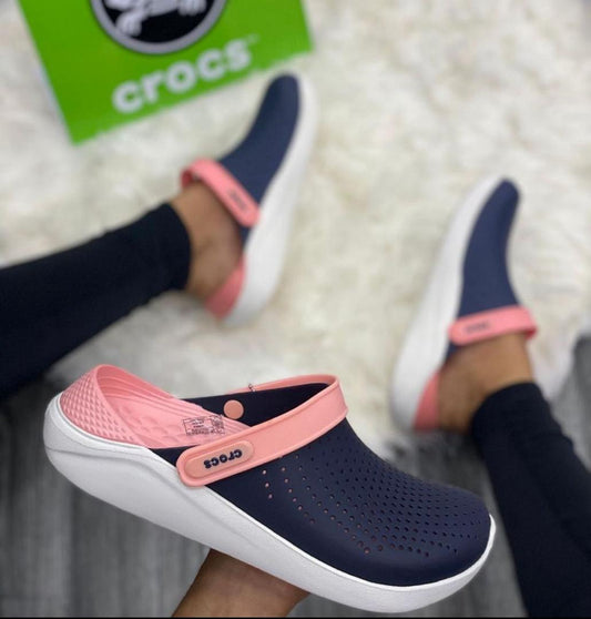 Crocs Fun lite bleu rose