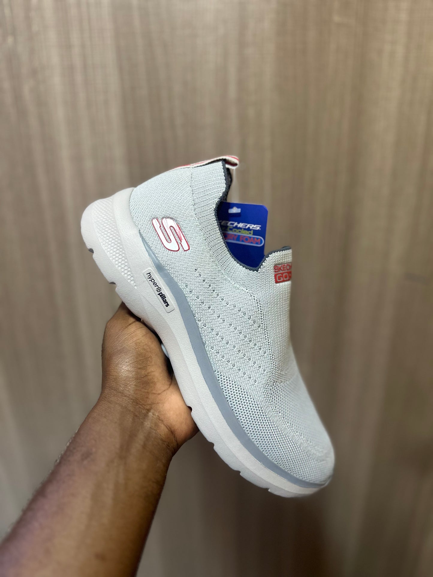 Skechers hyper pillars blancs