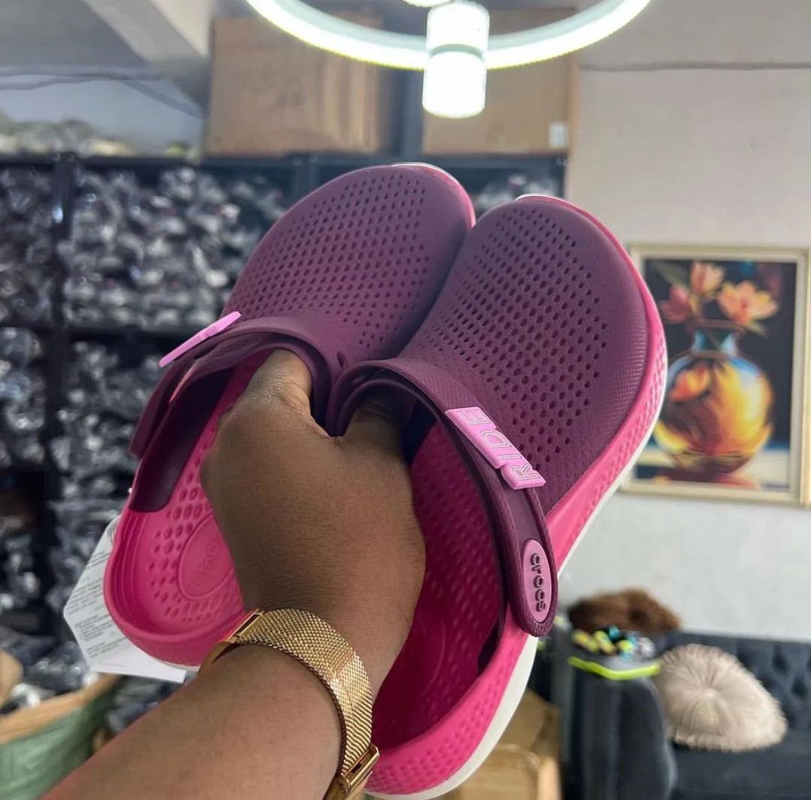 Crocs lite rose