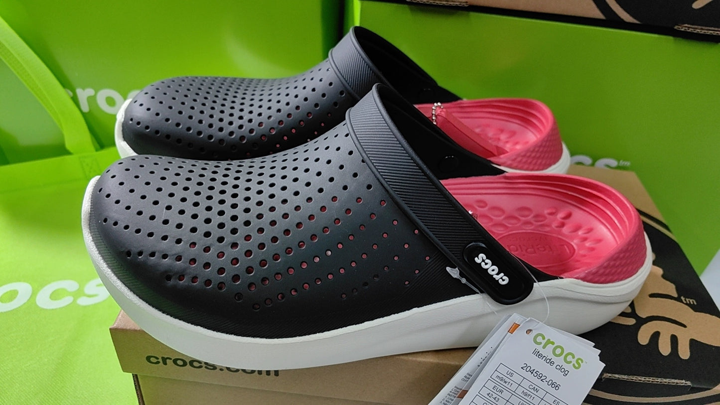 Crocs fun lite noir rouge