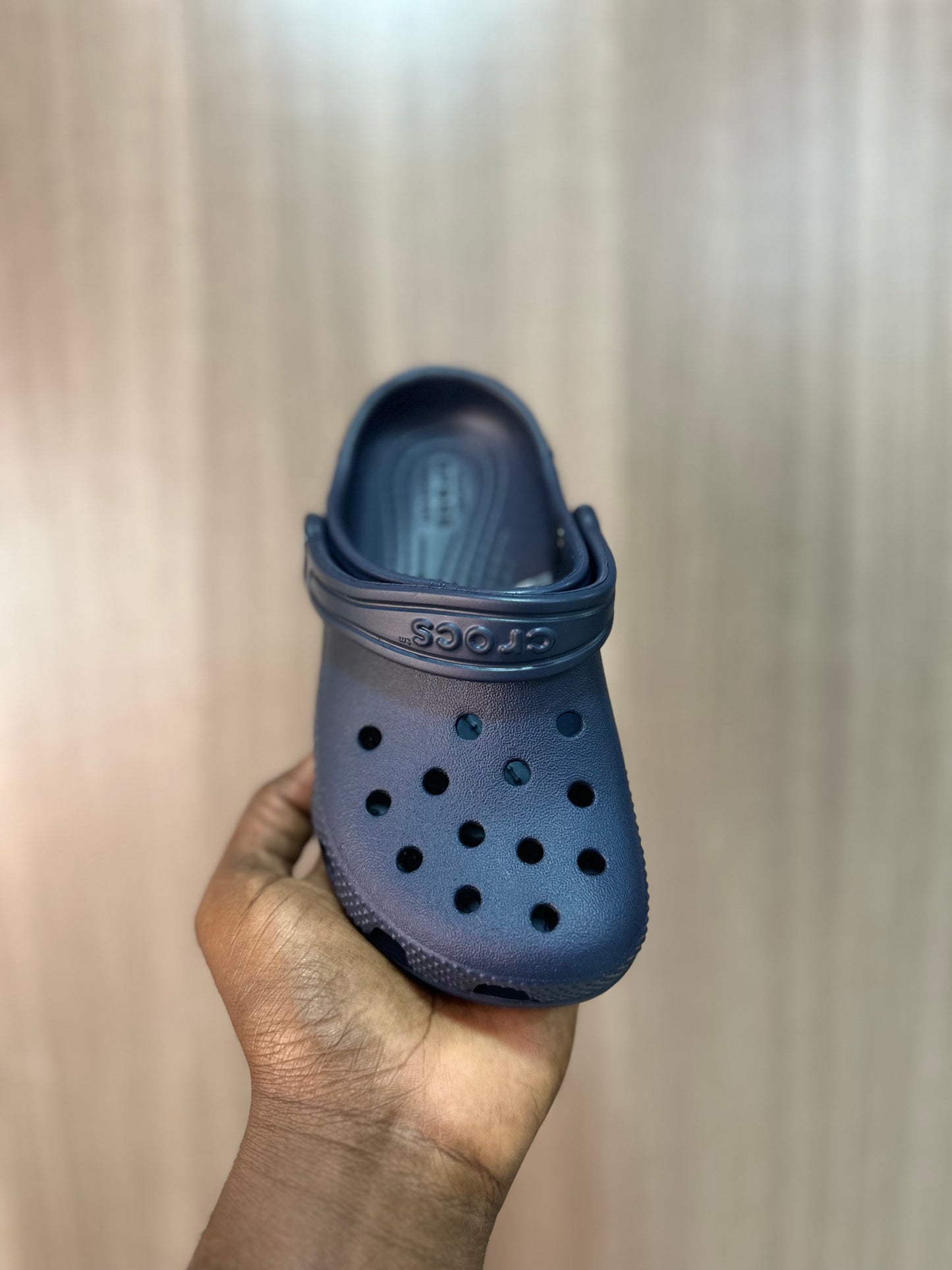 Crocs classique enfant bleu