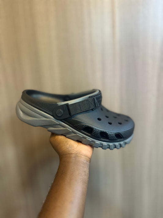 Crocs confort max noir gris