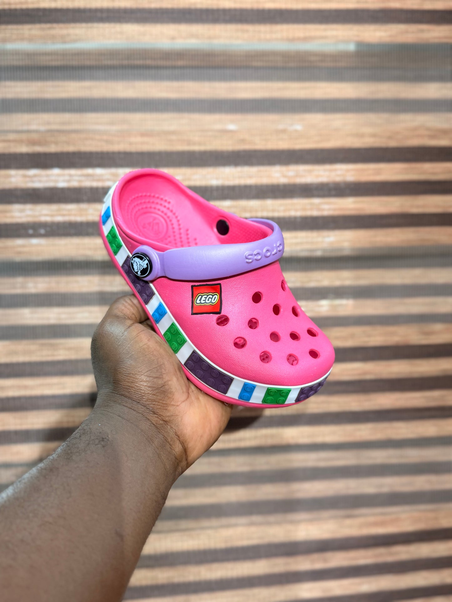 Crocs lego enfant