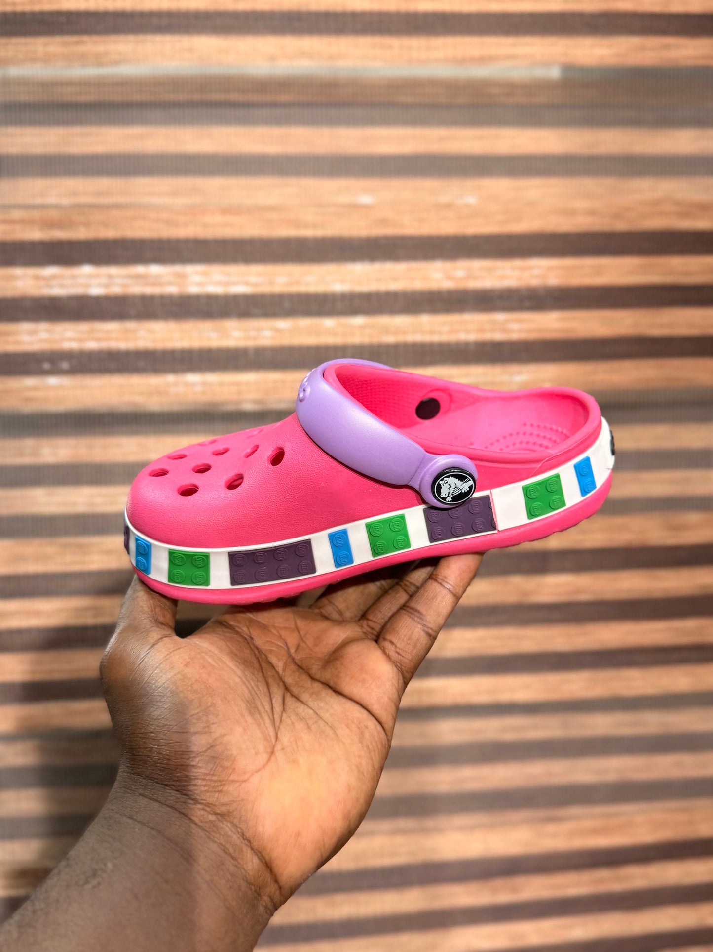 Crocs lego enfant