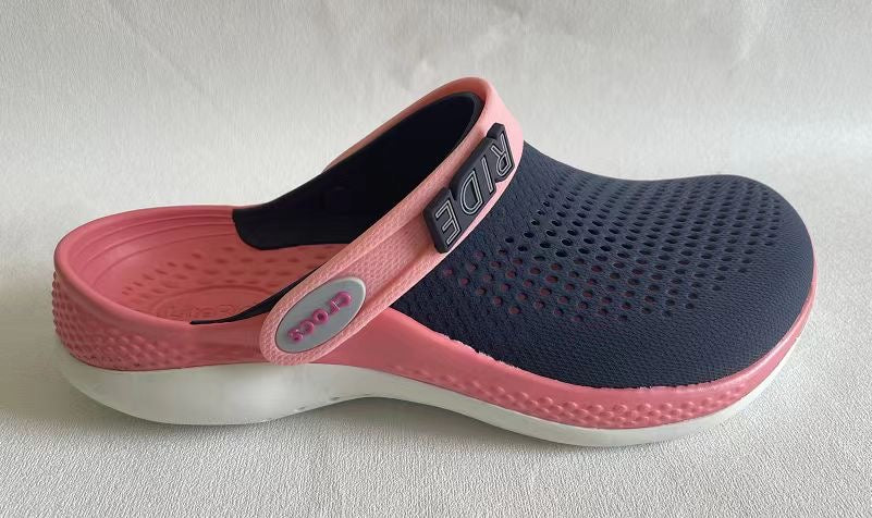 Crocs lite bleu rose