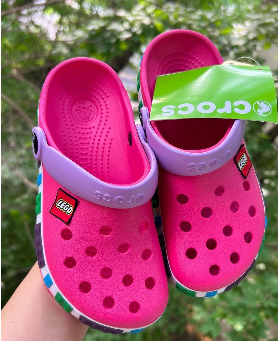 Crocs lego enfant