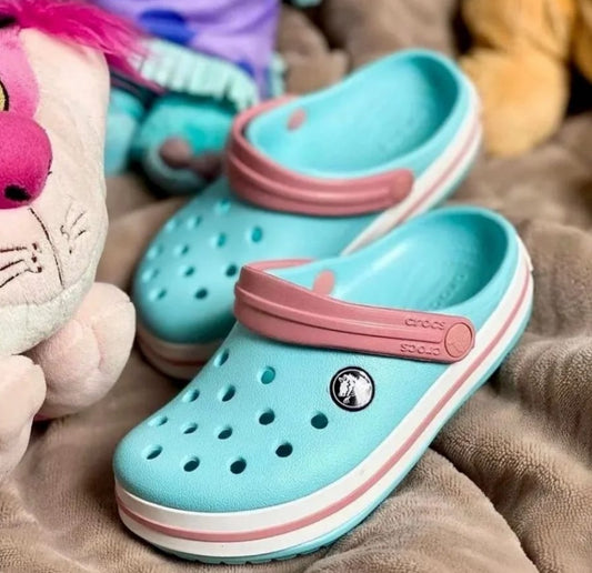 Crocs enfant atlas bleu rose