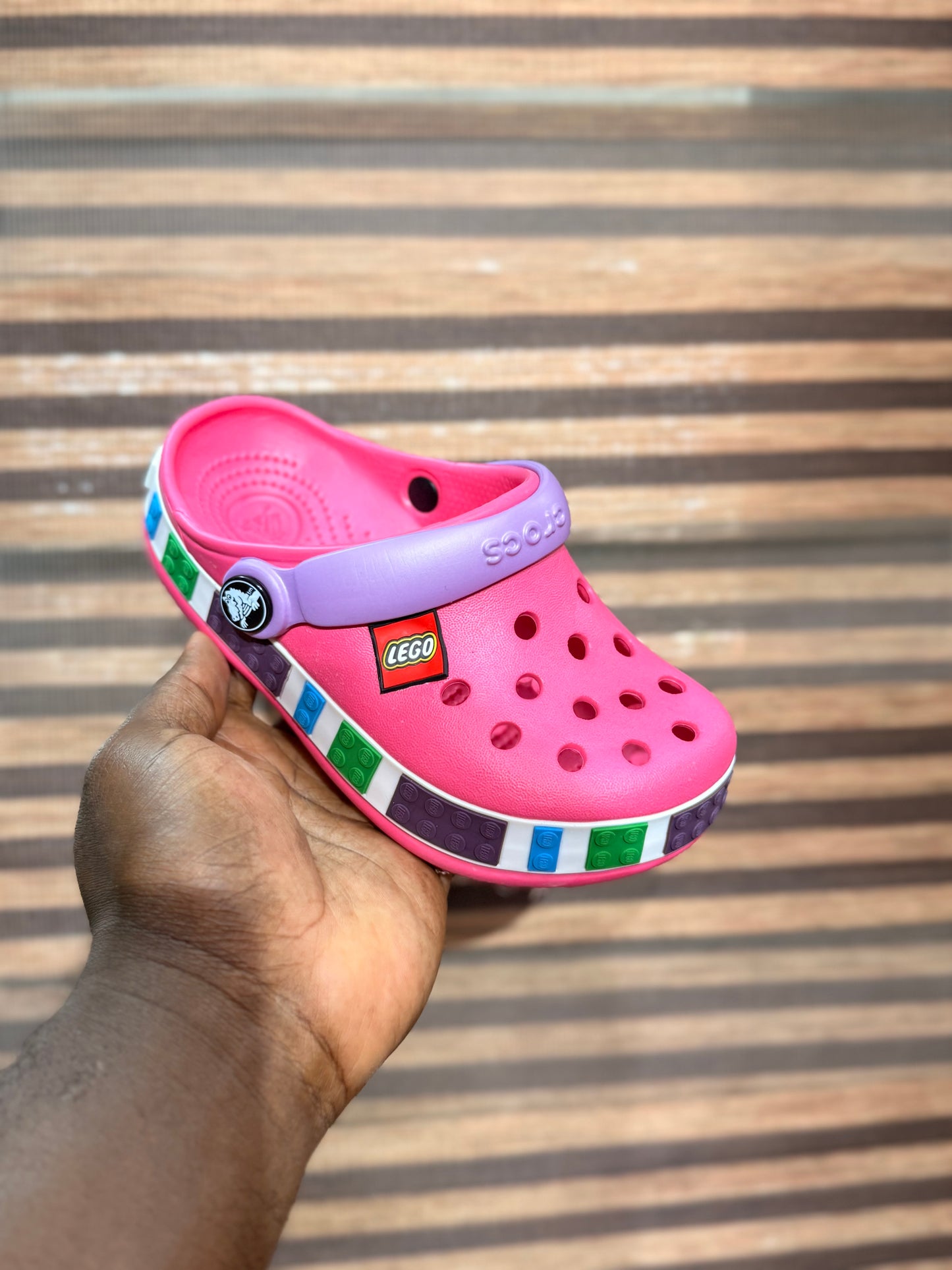 Crocs lego enfant